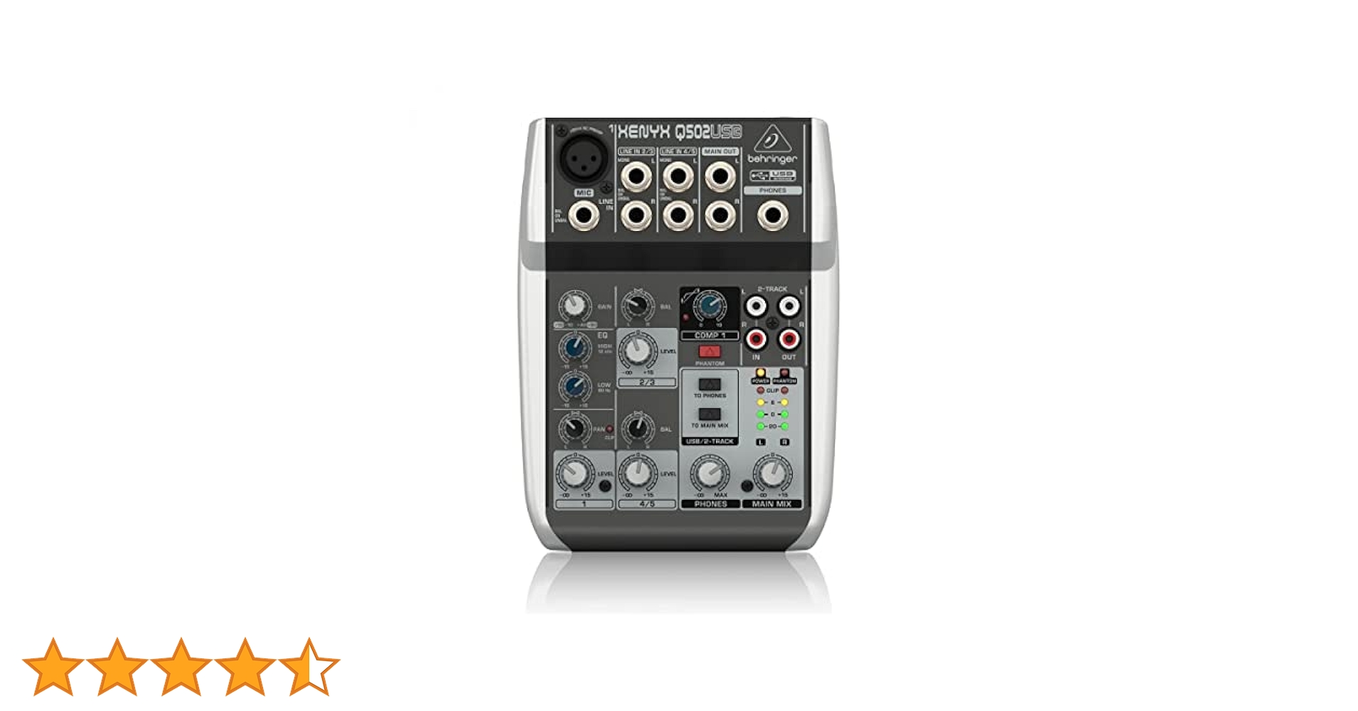 Amazon | Behringer アナログミキサー 5チャンネル 1ノブコンプ